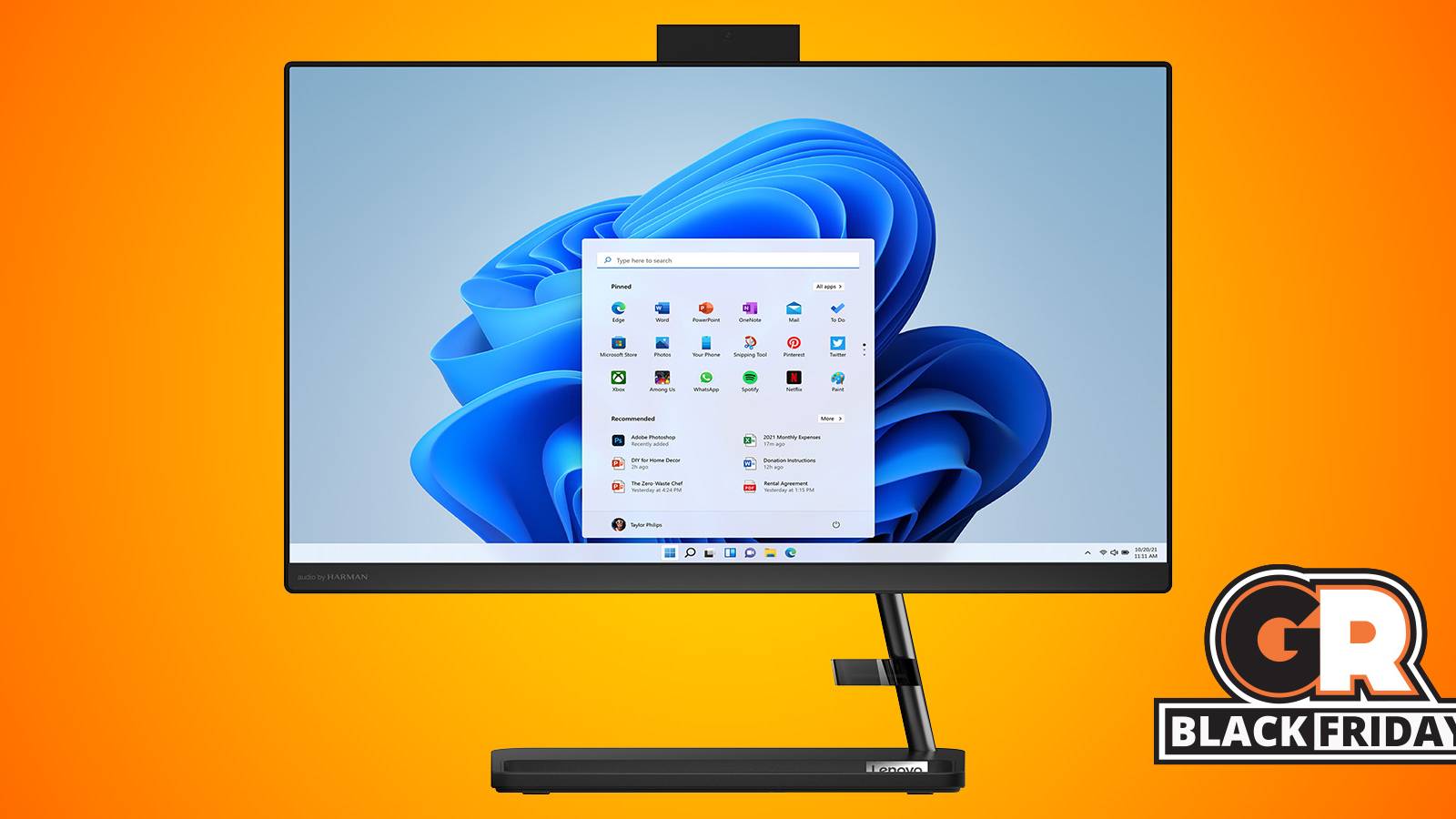 lenovo-ideacentre-aio-3i-22-inch-all-in-one-computer-intel-i3-1115g4-gamerant-amazon-black-friday-deals-feature