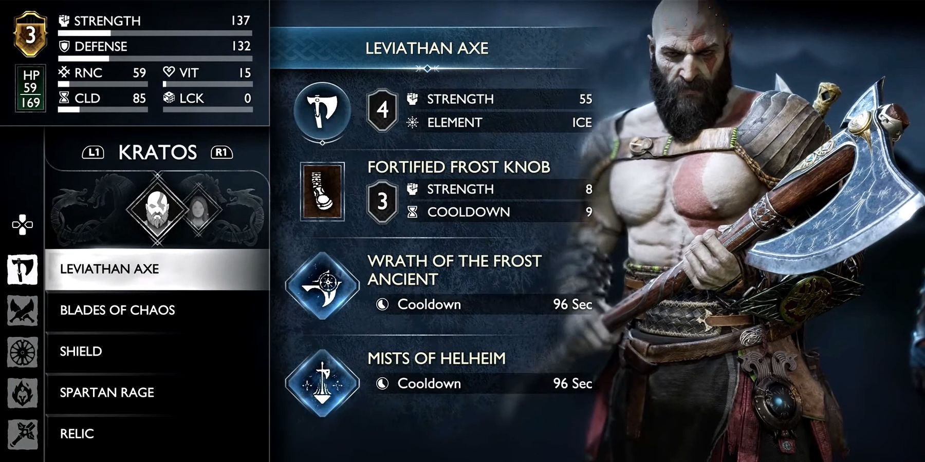 leviathan axe in god of war raganrok