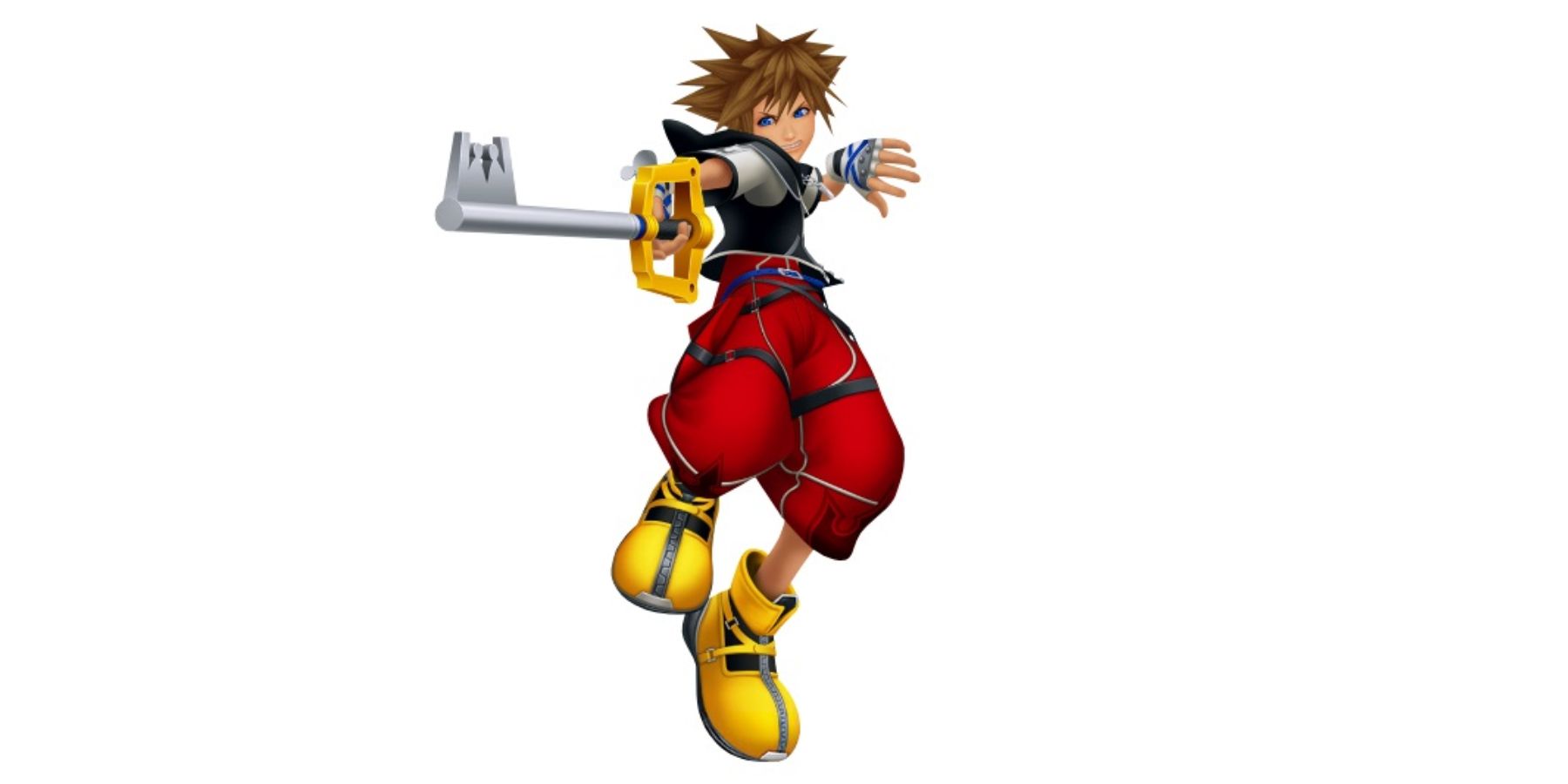 Sora in his Limit Form outfit in Kingdom Hearts 2