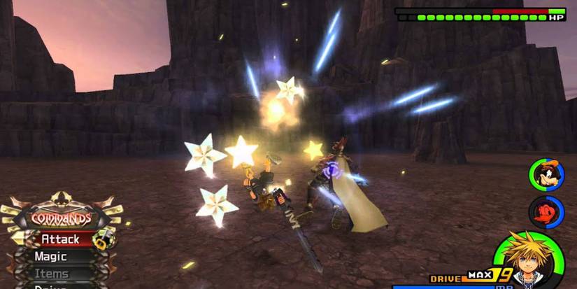 Sora faces Lingering Will in Kingdom Hearts 2