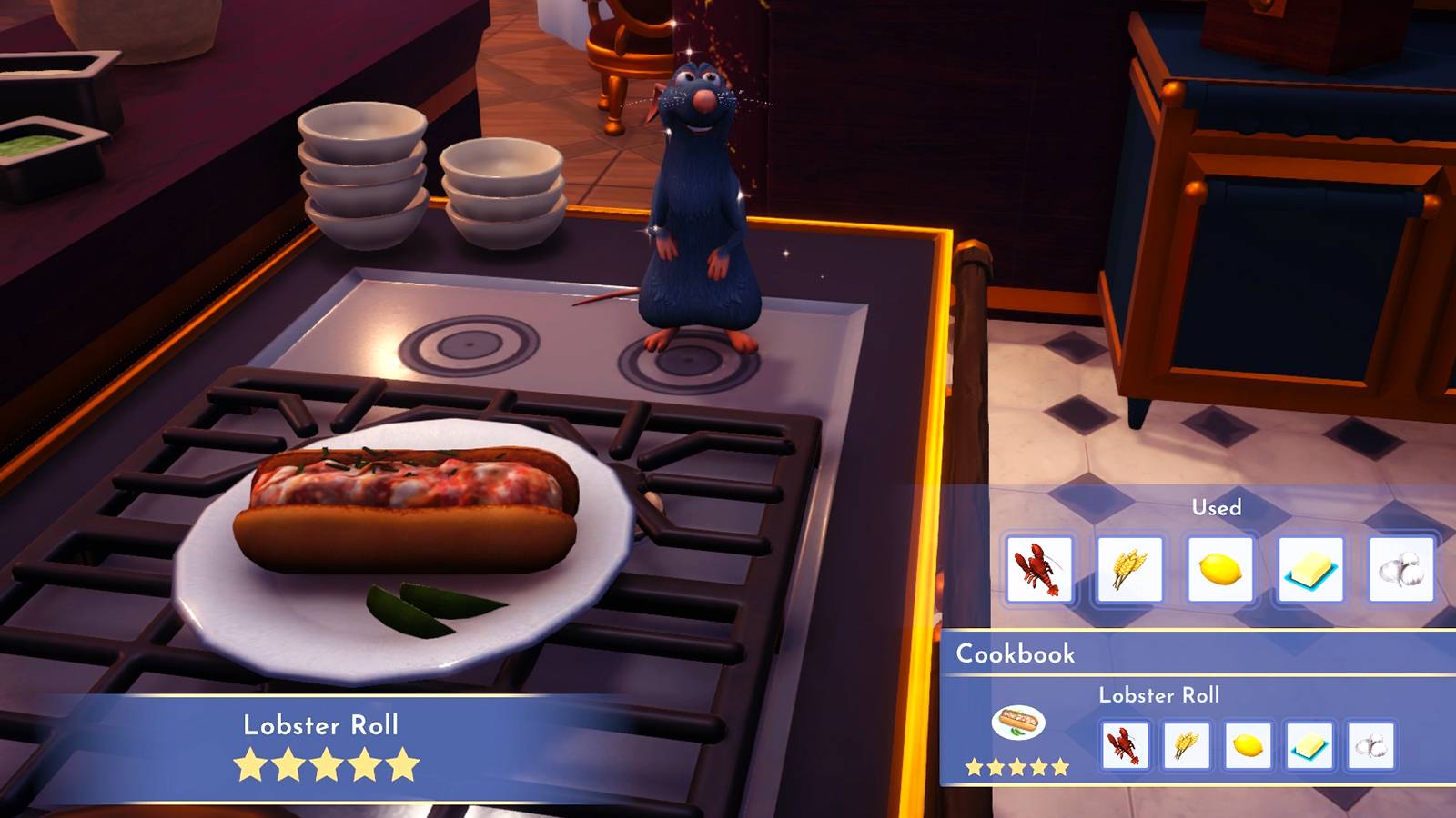 lobster roll in disney dreamlight valley