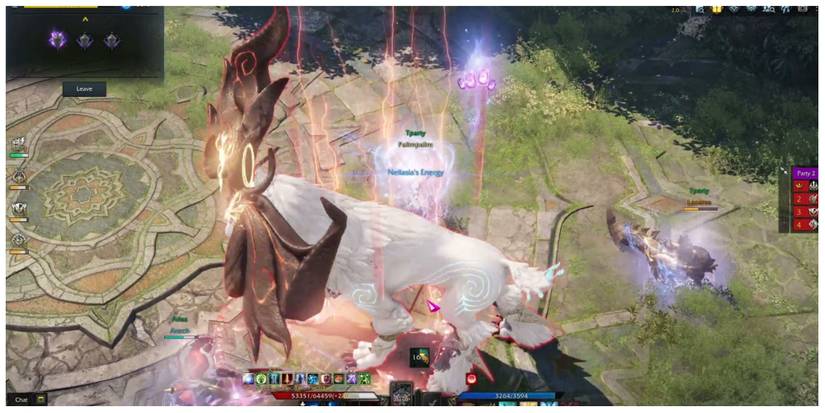 battle scene in Abyss Raid Argos in Lost Ark