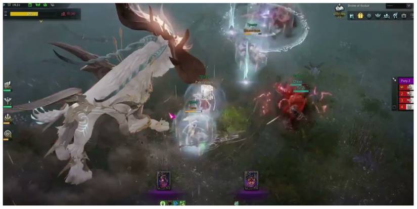 battle scene in Abyss Raid Argos in Lost Ark