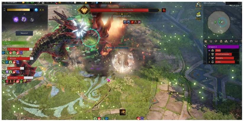 battle scene with Veorix in Lost Ark