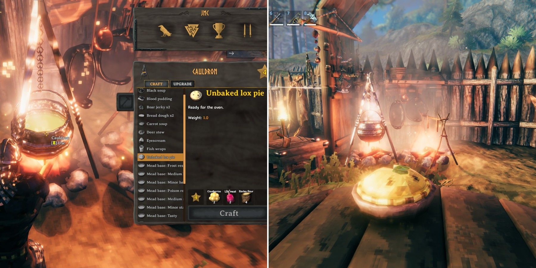 lox meat pie in valheim