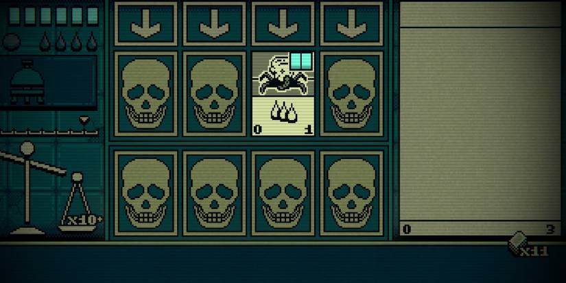 A game screen showing M3atb0t (Meatbot)