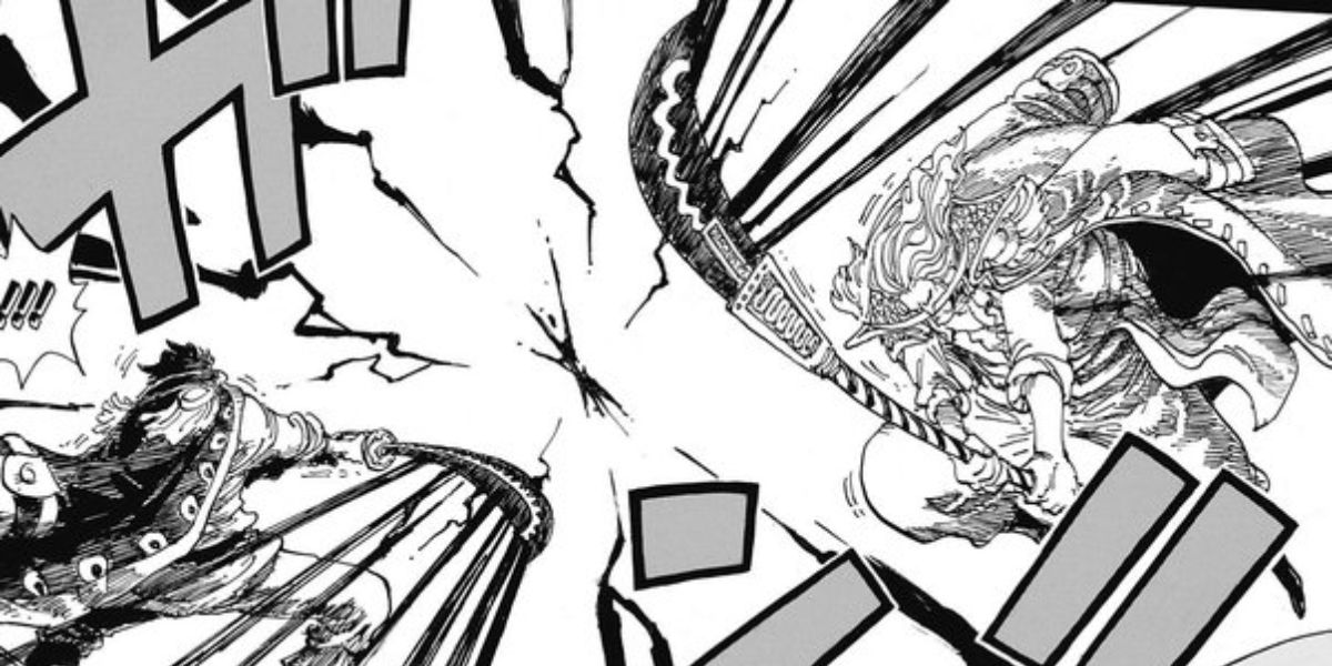 Whitebeard and Roger fighting with Haki