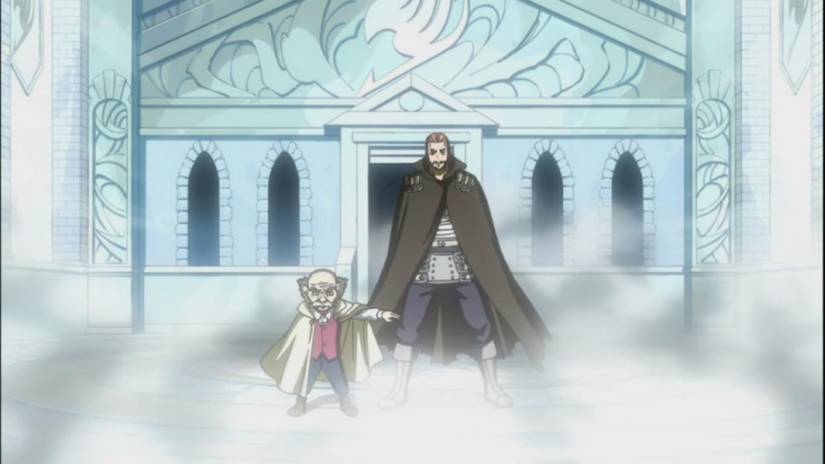 Makarov shows Gildarts the Lumen Histoire