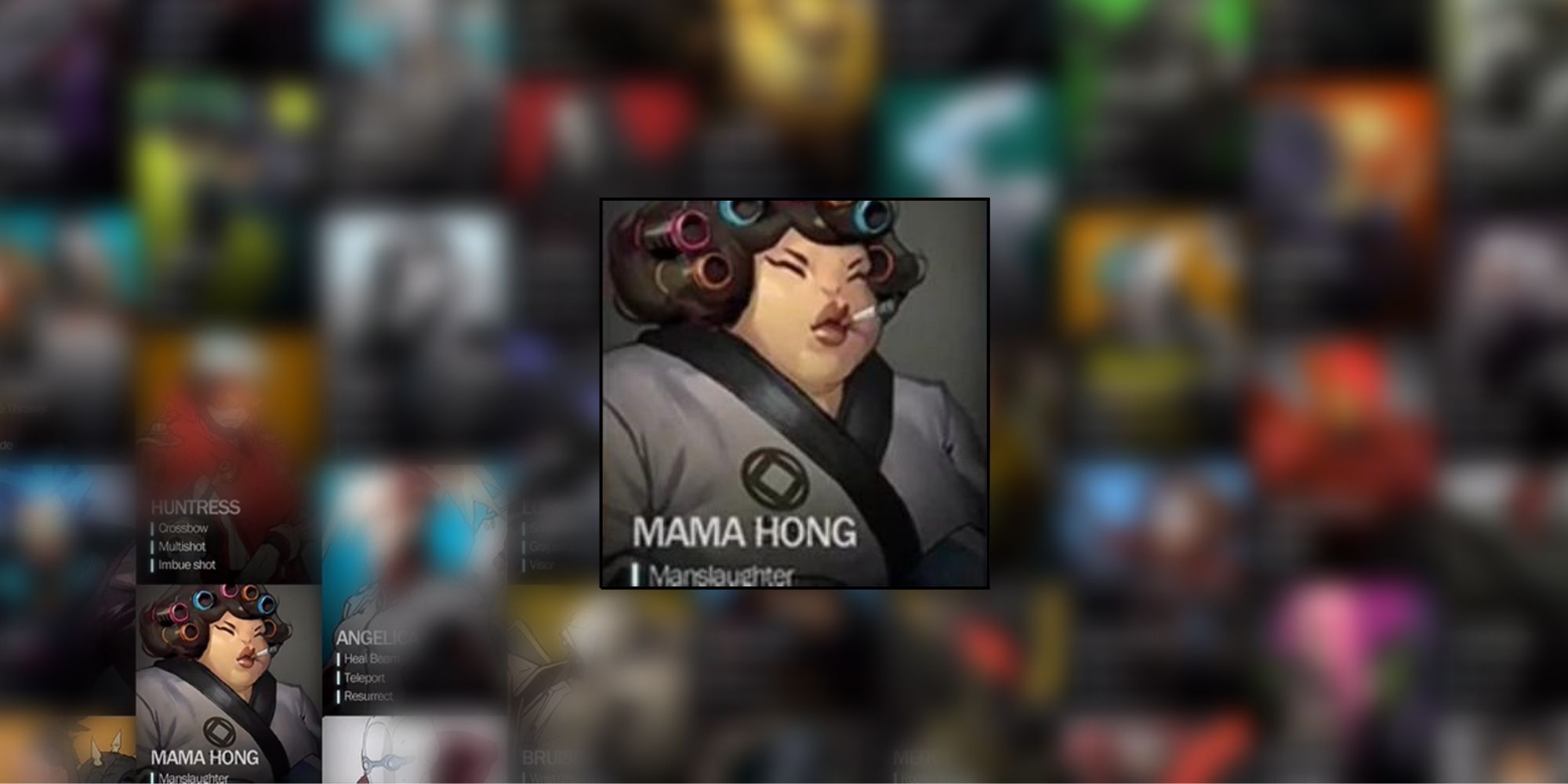 Mama Hong unreleased hero concept