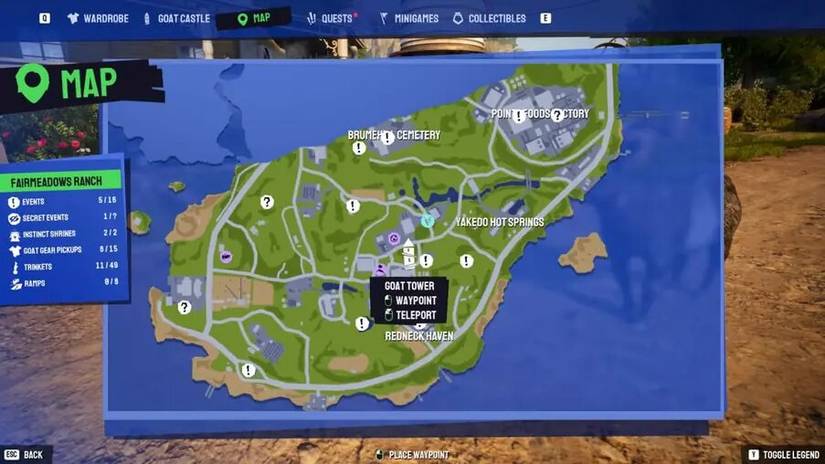 Goat Simulator 3 Farmeadows Ranch Map