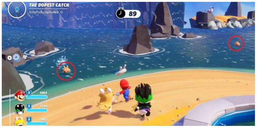 catching Sillyfish in Mario + Rabbids: Sparks of Hope