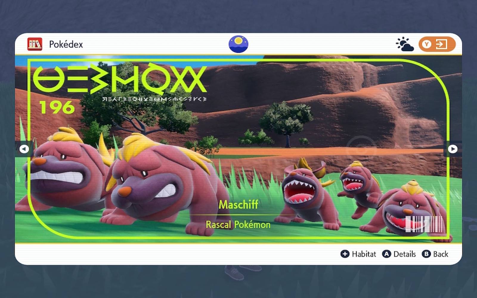 Pokémon Scarlatto E Viola - Mabosstiff Shiny 6IV Pronto Per Nintendo Switch - Foto 4