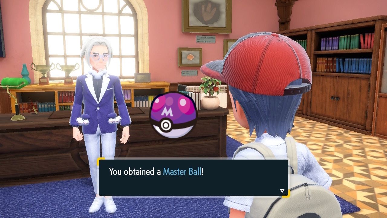 master ball director clavell pokemon scarlet violet