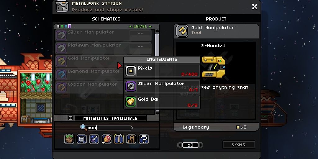 Matter Manipulater Plus mod for Starbound