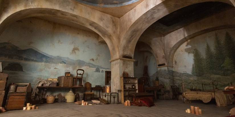 The basement in The Midnight Club