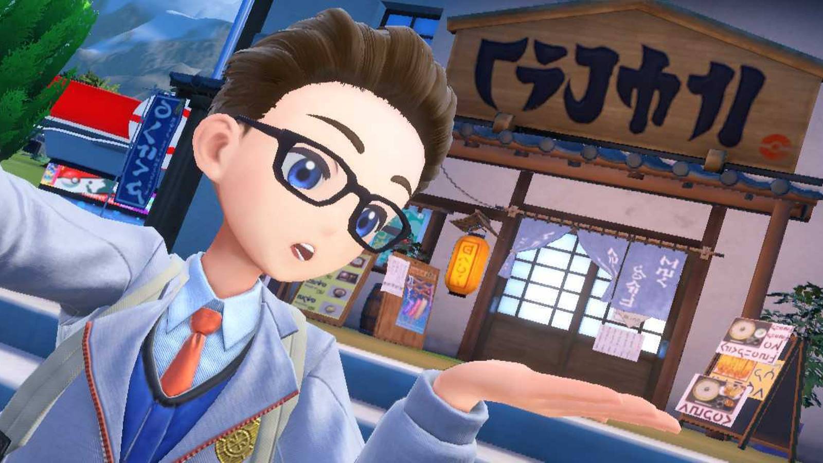 pokemon scarlet and violet medali gym larry character design