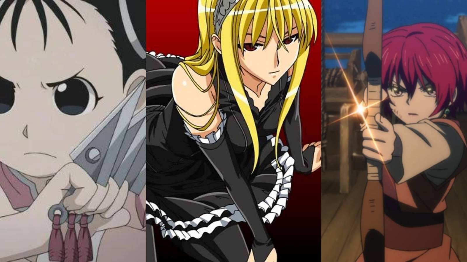Mei Chang in Fullmetal Alchemist Brotherhood, Lillianne Von Phoenix in Princess Resurrection, Yona in Yona Of The Dawn