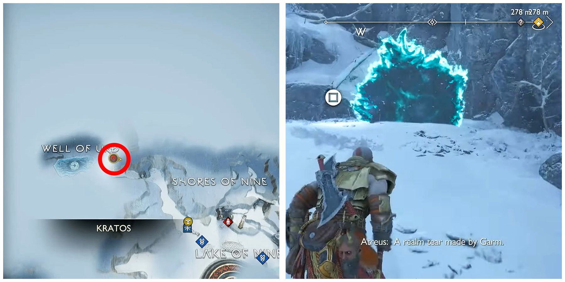 midgard hel-tear location in god of war ragnarok