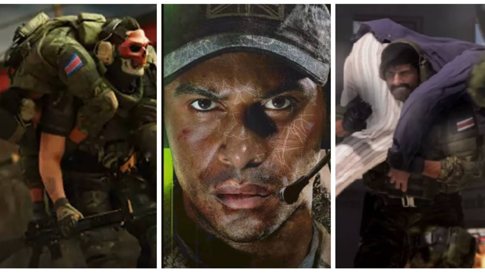 modern warfare 2 gaz and players carrying prisoners