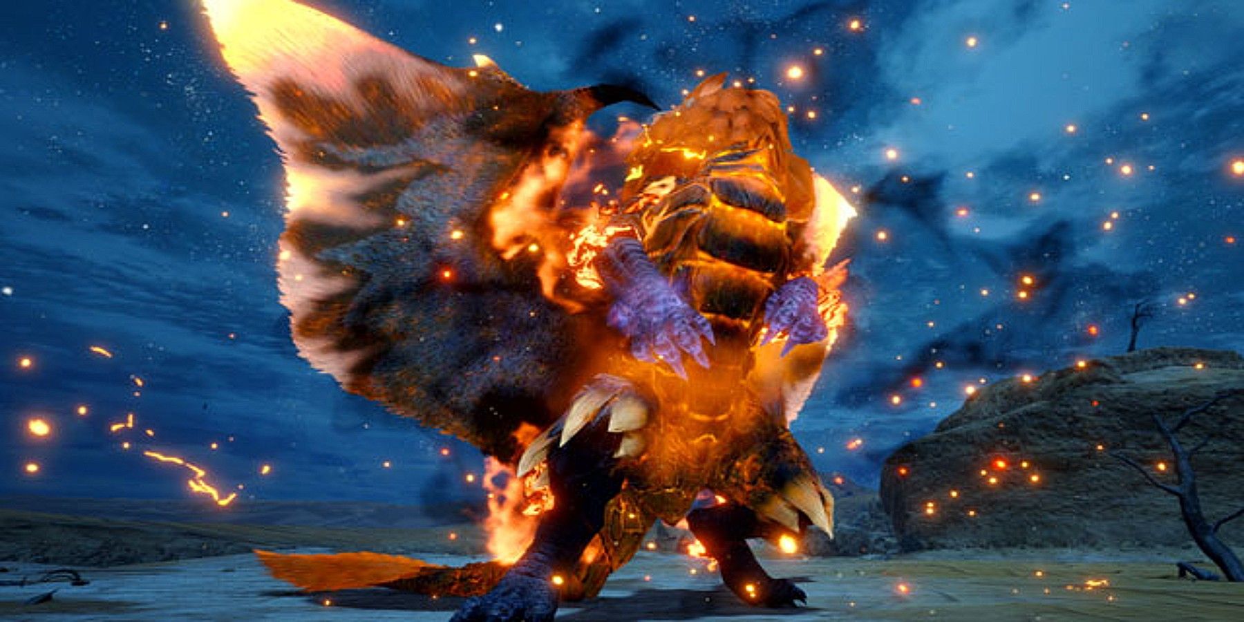 Monster Hunter Rise-Risen Teostra official screenshot Risen Mode