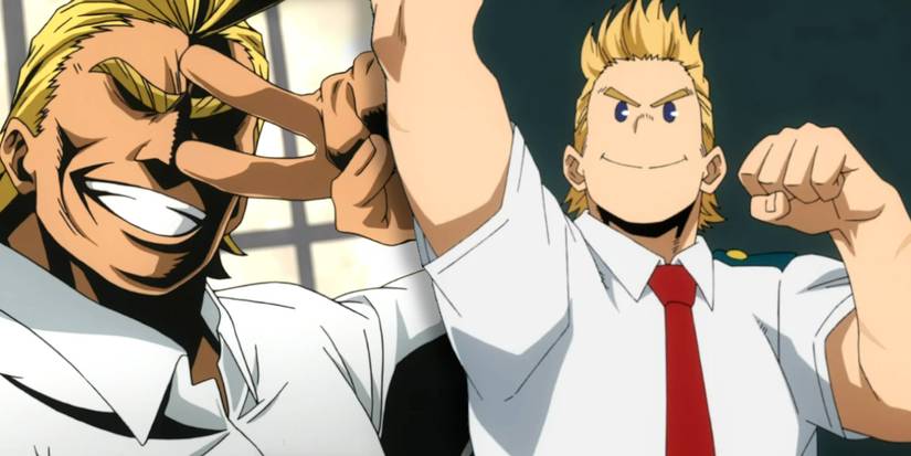 My Hero Academia If Mirio Got One For All All Might and Lemillion