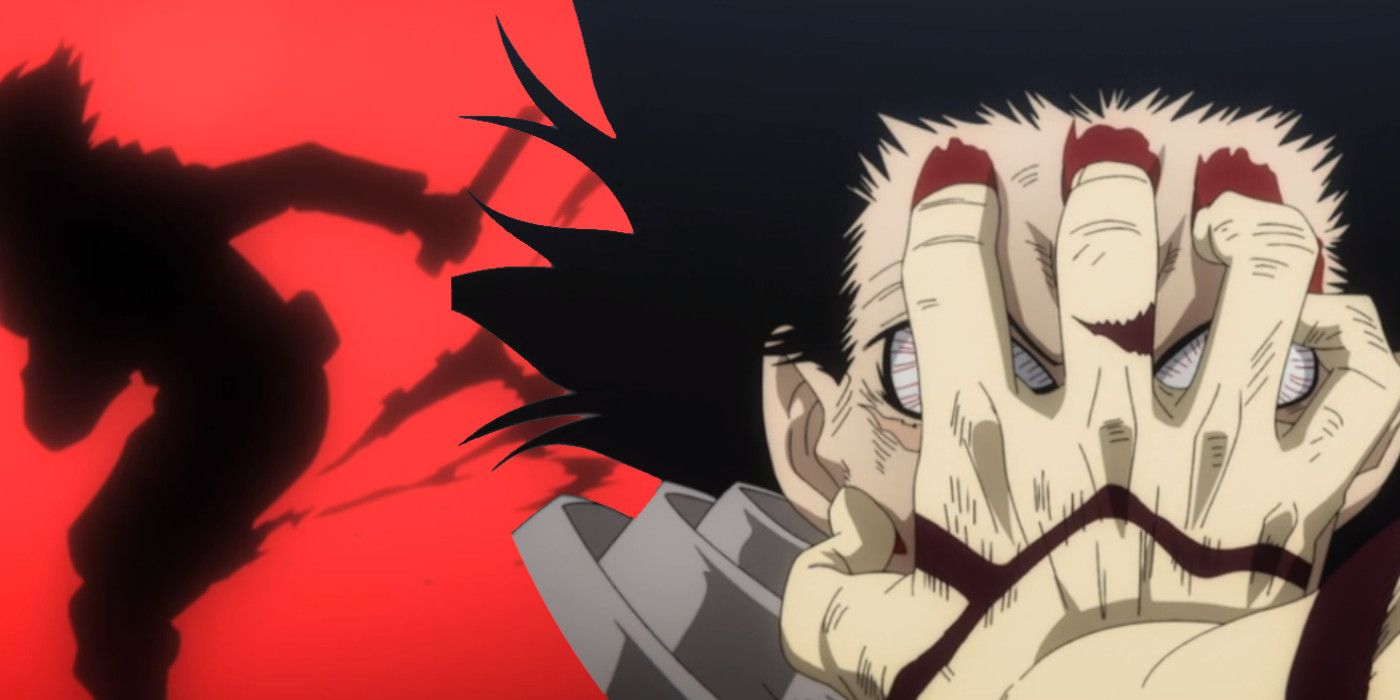 My Hero Academia Season 6 episode 9 Shigaraki vs Aizawa Eraser Head, who amputates his leg