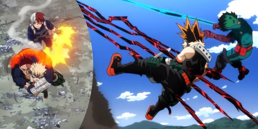 My Hero Academia Season 6 episode 9 Bakugo and Deku aka Izuku Midoriya