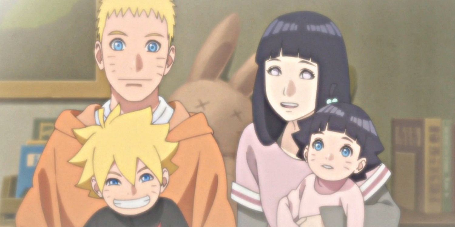 Naruto with his family