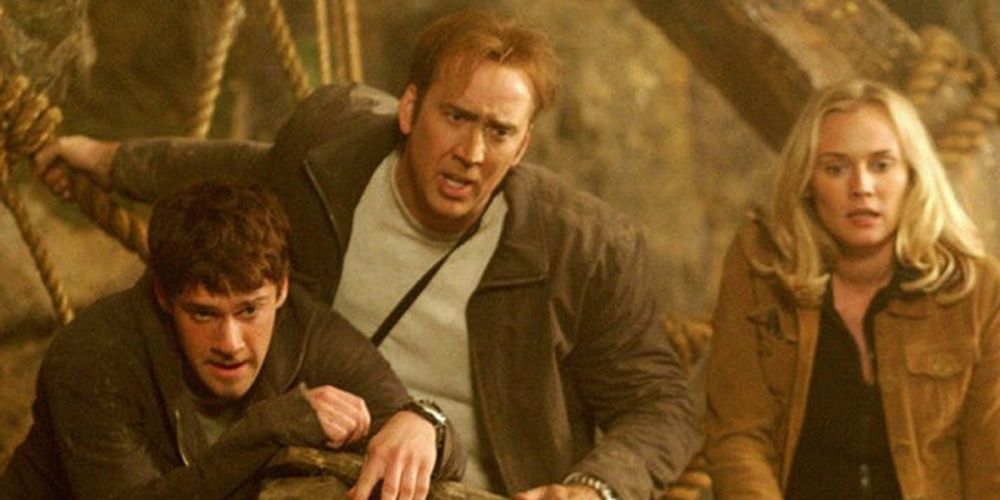 Ben with his crew in National Treasure