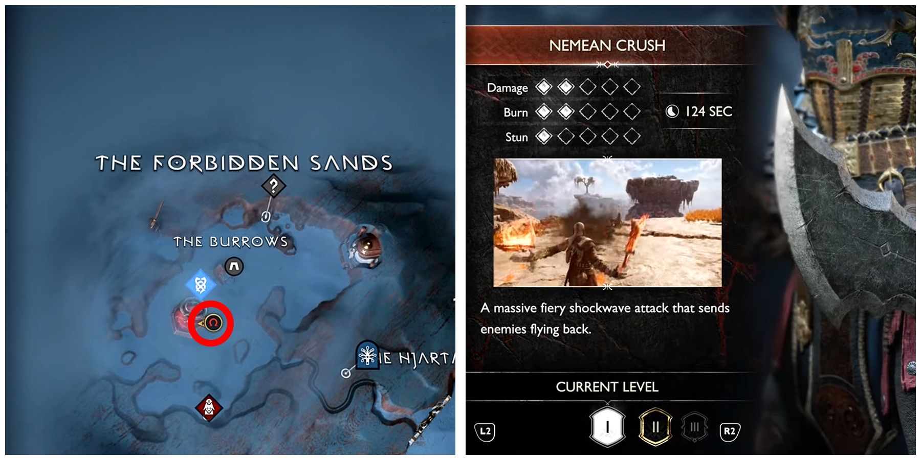 nemean crush location in god of war ragnarok