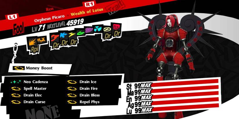 Neo Cadenza in Persona 5