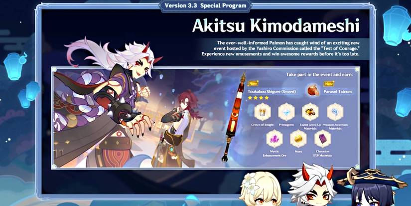 new events in genshin impact 3.3 update