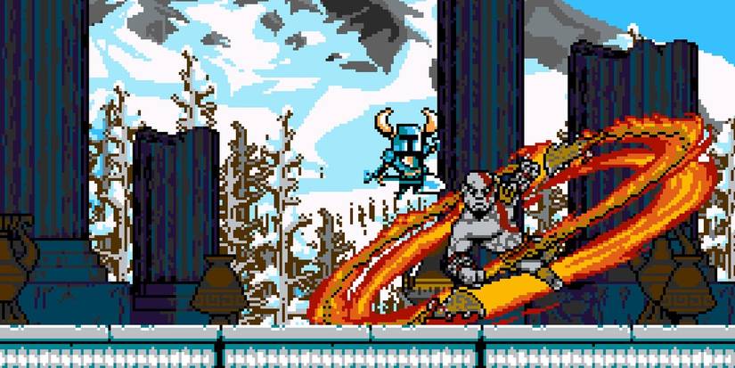 Odd Kratos Appearances- Shovel Knight