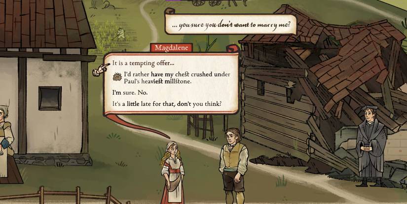 a screenshot in which Magdalene talks to Otz