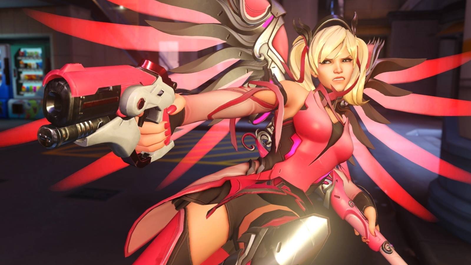 Overwatch 2's Mercy with Caduceus Blaster
