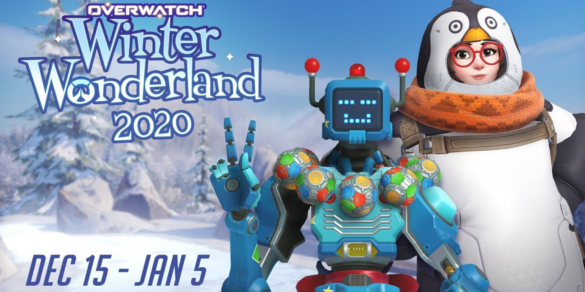 Overwatch - Winter Wonderland Christmas Event - Mei and Zenyatta 