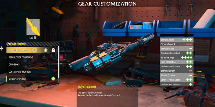 Particle Thruster Side Component Upgrade Ghostbusters: Spirits Unleashed