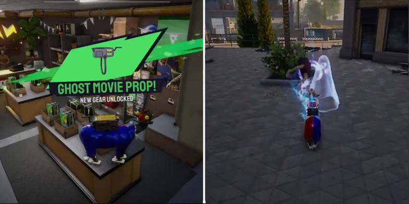 Pilgor finds Ghostbuster trap and releases ghost in Goat Simulator 3