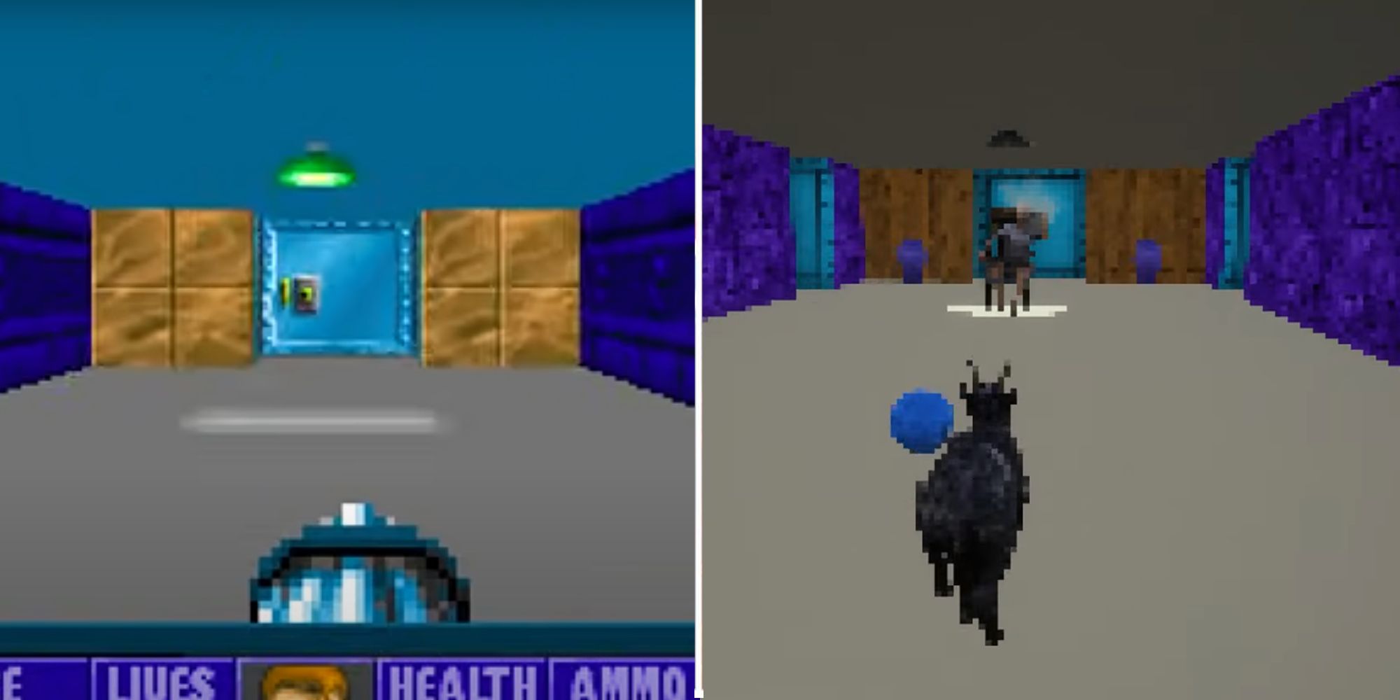 Pilgor plays Wolfenstein 3D in Goat Simulator 3