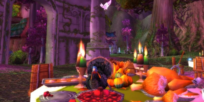 pilgrim's bounty table darnassus wow