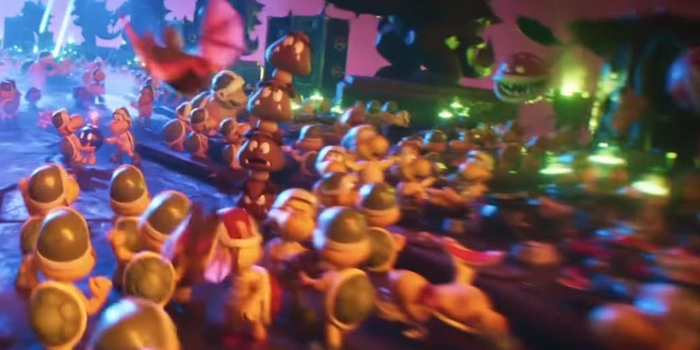 piranha plants in the super mario bros movie