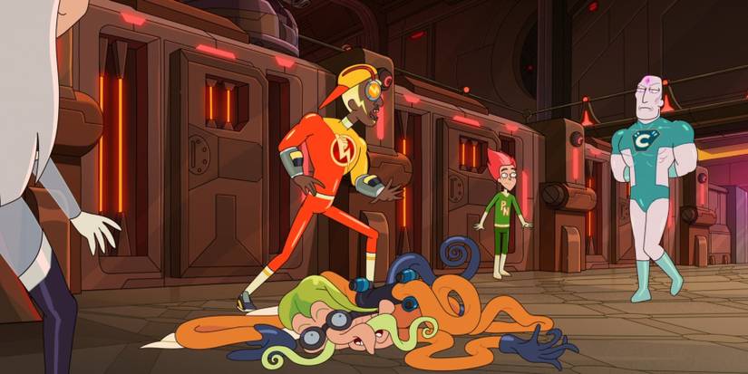 Self-referential six in Rick and Morty