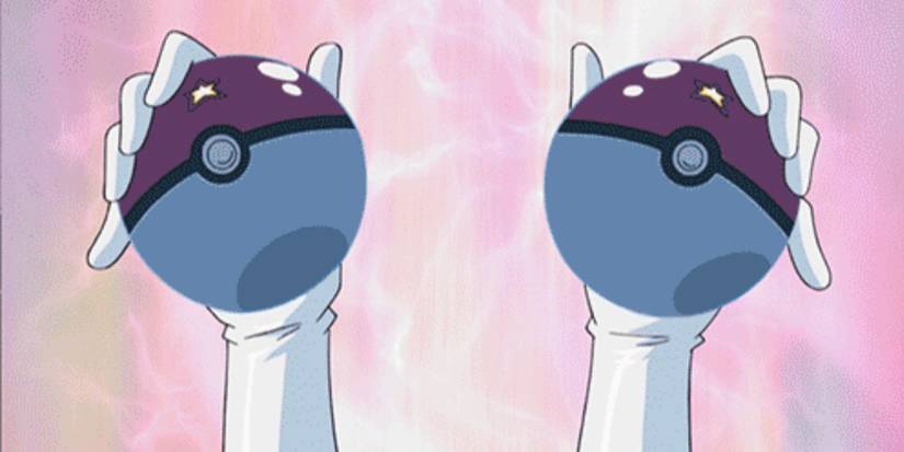 Dawn using the star seals and ball capsules on Cyndaquil and Buneary in the Grand Festival. 