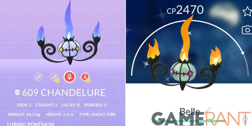 pokemon go chandelure pokedex