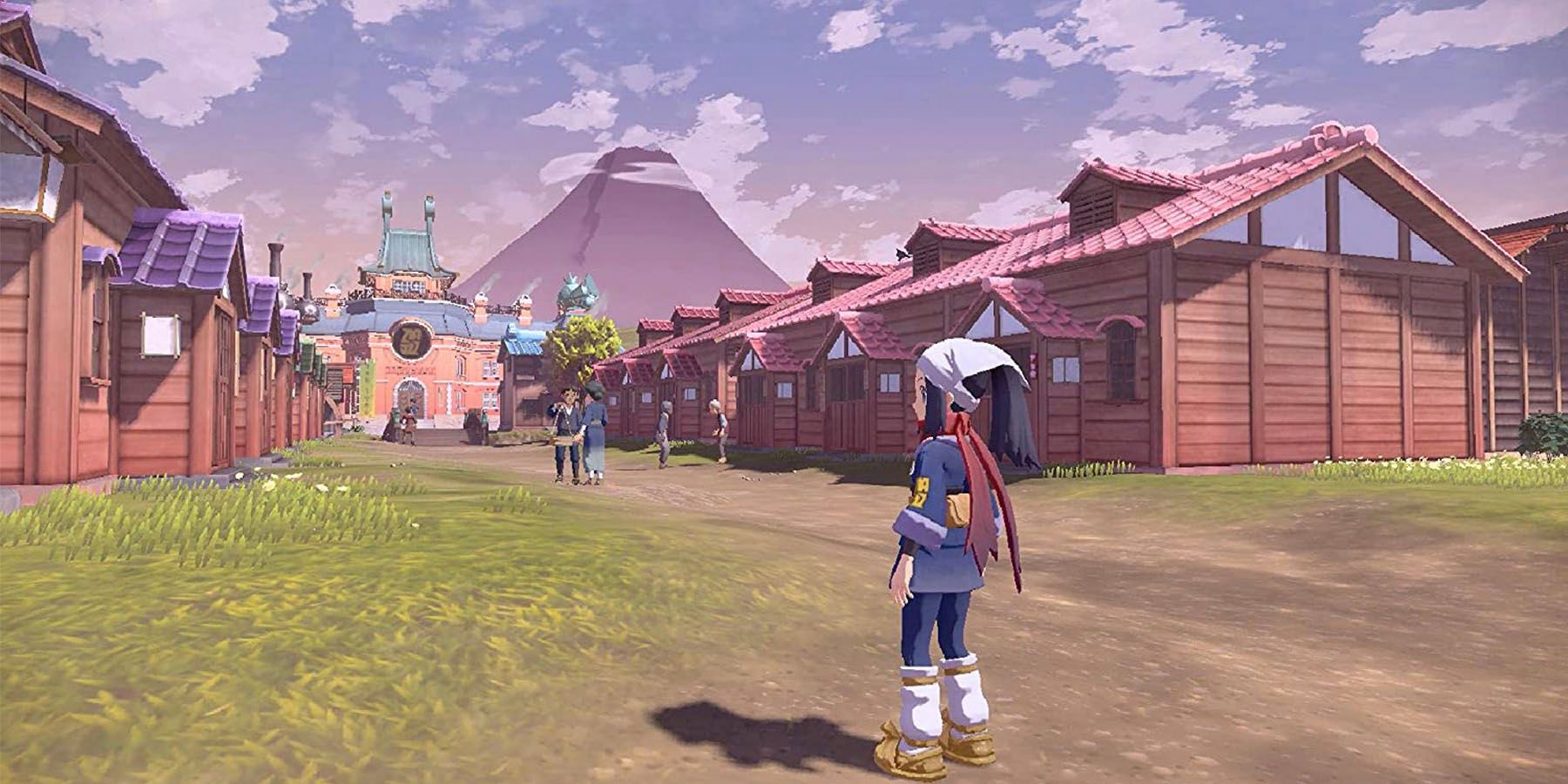 Pokemon Legends Arceus mountain village screenshot