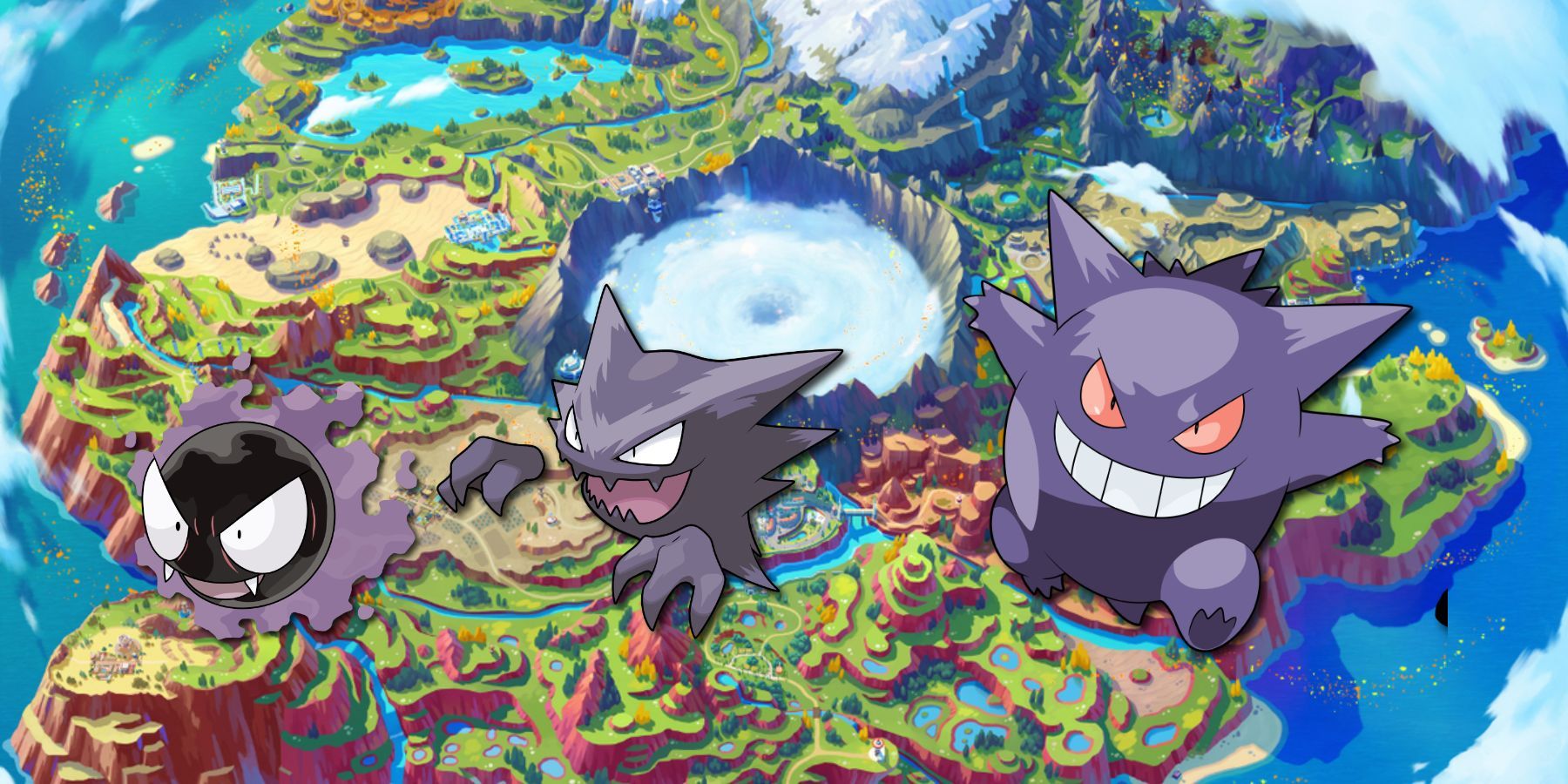 Shiny Haunter, gengar, ghastly, ghost, pikachu, pocket monster