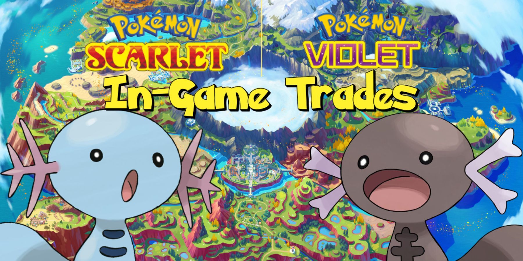 pokemon scarlet and violet in game trades paldean wooper johtonian wooper