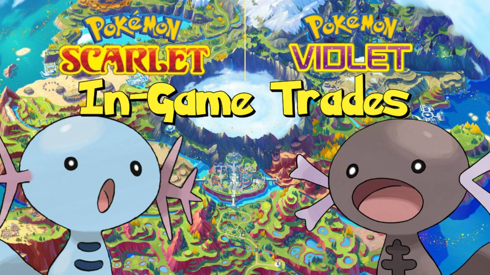 Pokemon Scarlet and Violet in-game trades how to do all NPC trades