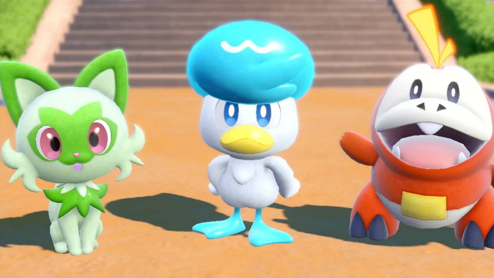 pokemon scarlet and violet starter pokemon