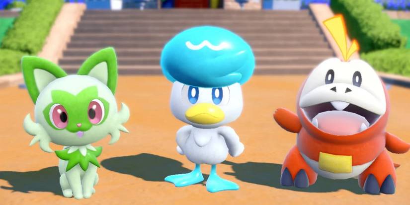 pokemon scarlet and violet starters